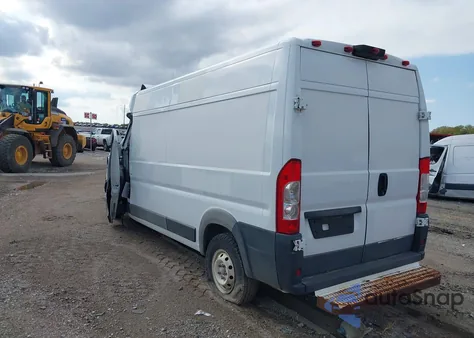 2018 Ram Promaster 2500 High Roof 159 Wb z USA, uszkodzony, nr VIN 3C6TRVDGXJE107855